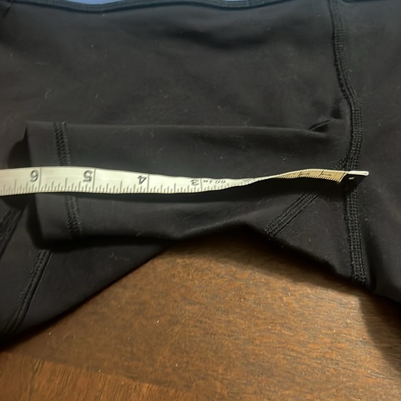 Lululemon Athletica Black and Blue Bike Shorts - Picture 4 of 5